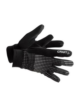Craft Brilliant 2.0 thermal hardloophandschoen zwart/reflecterend 
