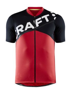 Craft Core Endurance Logo fietsshirt korte mouw rood heren 