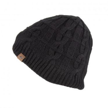 Sealskinz Cold Weather Cable knit beanie zwart 
