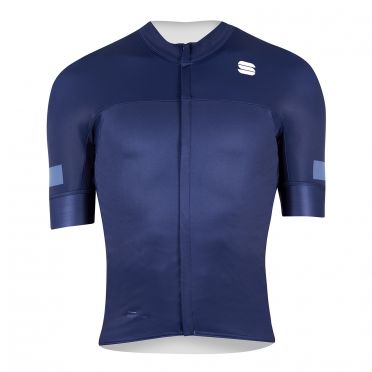 Sportful Classic fietsshirt korte mouwen blauw heren 