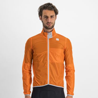 Sportful Hot pack Easylight fietsjack lange mouw oranje heren 