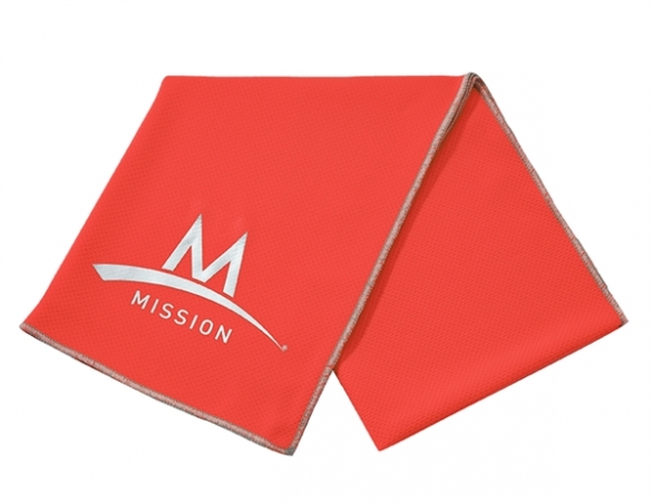 Mission Enduracool Tech Knit Towel High Vis Coral sport  00840007 